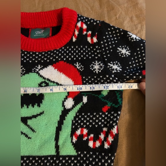 T-Rex Santa Ugly Christmas Sweater (Toddler) - Picture 3 of 4